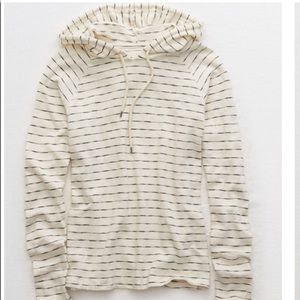 Aerie striped hoodie